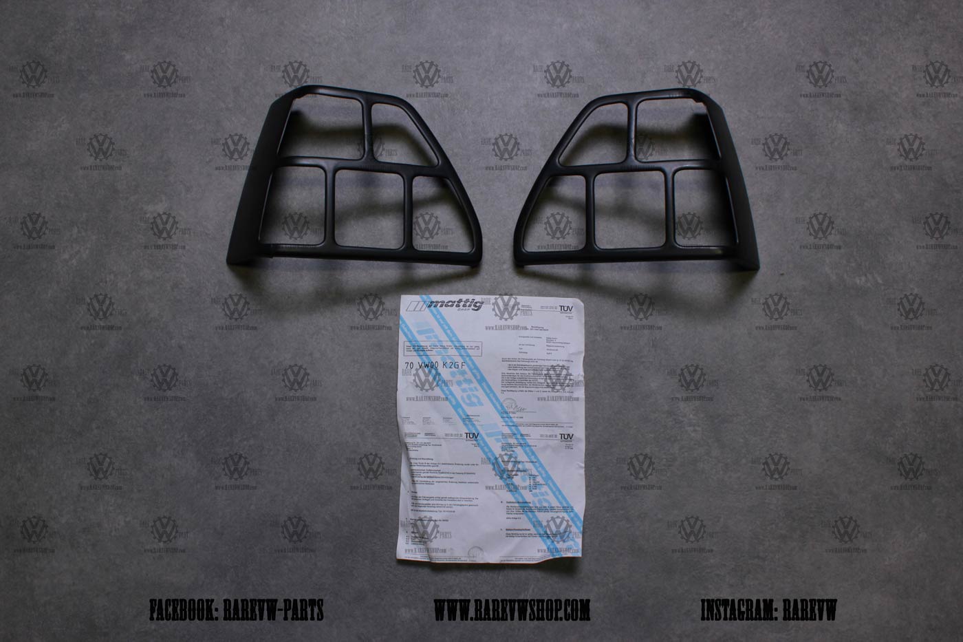 MK2 Mattig Rear Light Cover MK2 Mattig Rear Light Cover