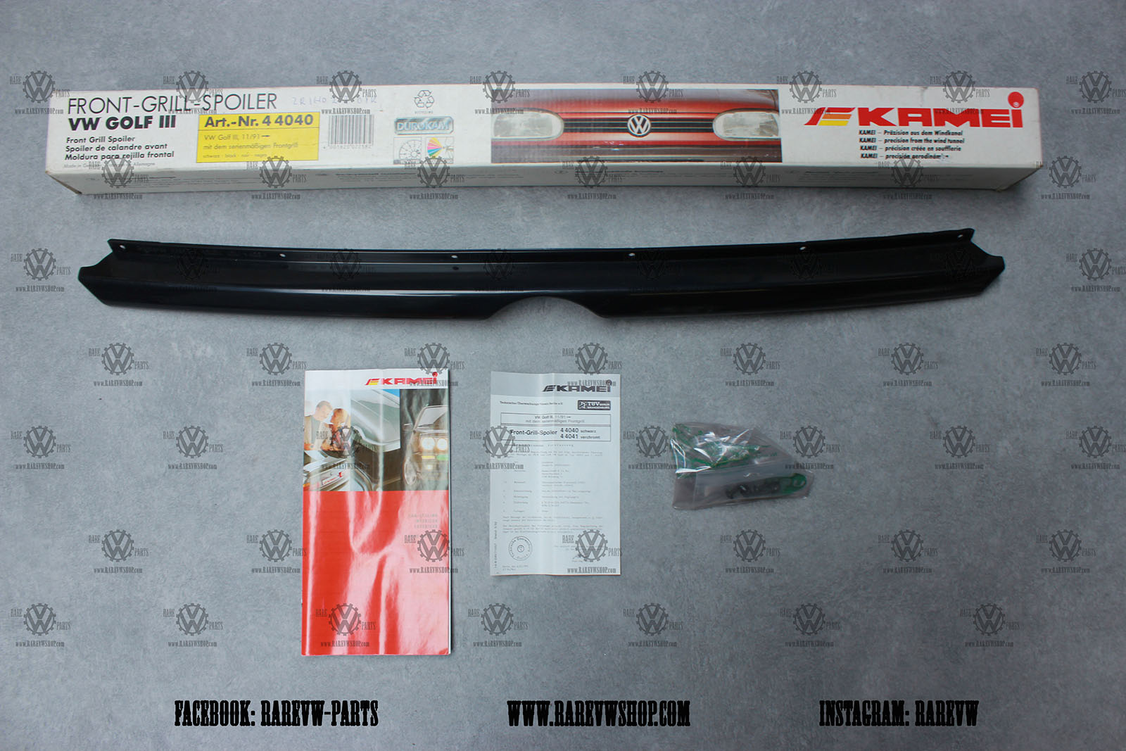 IMG_1101 MK3 Golf- Kamei Front-Grill-Spoiler - Image 1