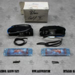 MK2 - Fifft blue front indicators with holders