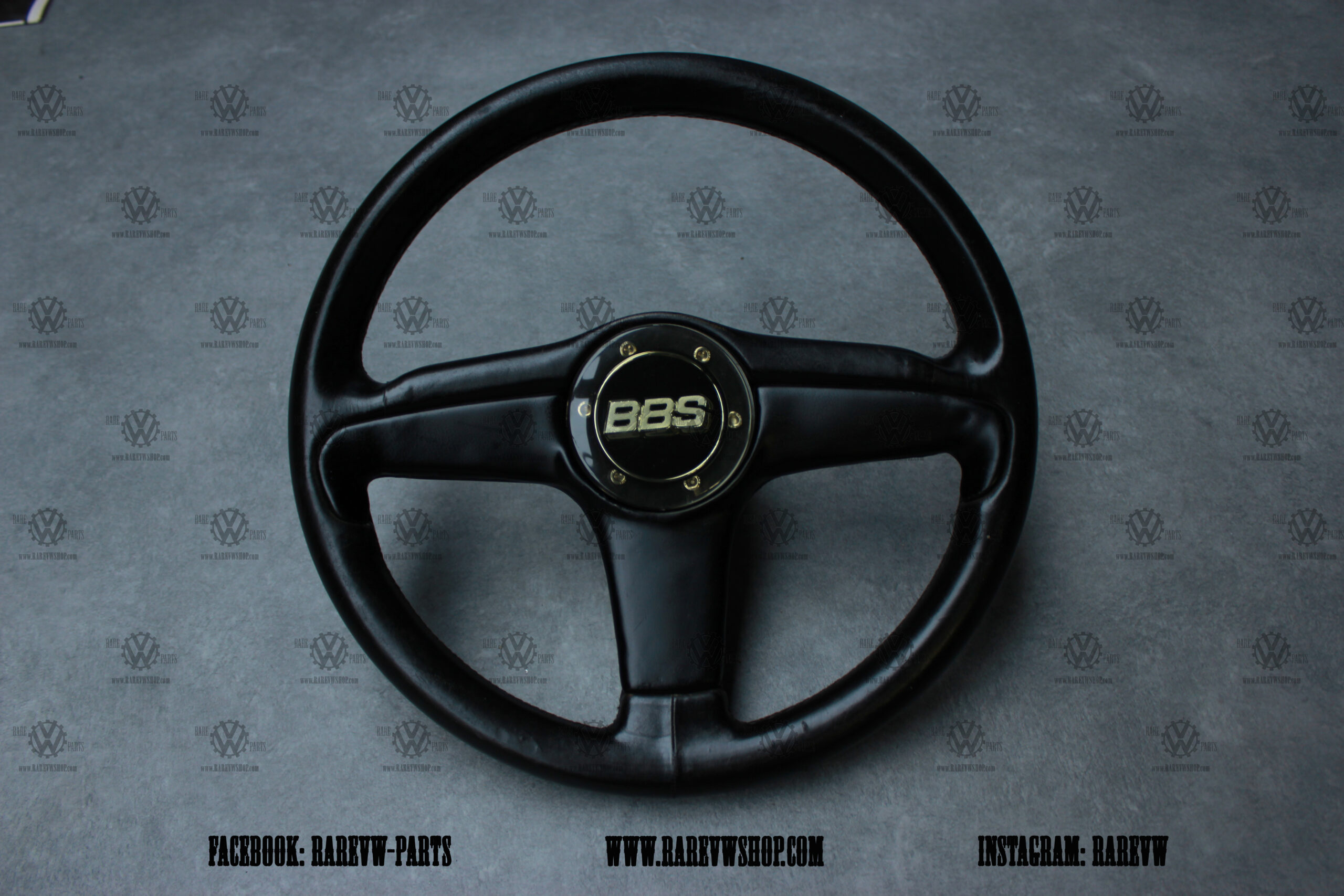 BBS Leather steering wheel - RARE VW SHOP