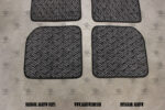 OEM Floor Mats Set Volkswagen (Grey striped) - Image 3