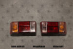 Fifft Red Small tail lights MK1 Golf / Cabrio