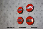 BBS Silver Red Centercaps - Image 4