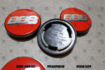 BBS Silver Red Centercaps - Image 3